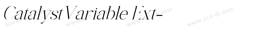 CatalystVariable Ext字体转换 CatalystVariable Ext字体转换